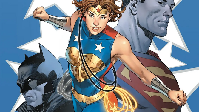 Diseño de Trinity, la hija de Wonder Woman, en un nuevo cómic.