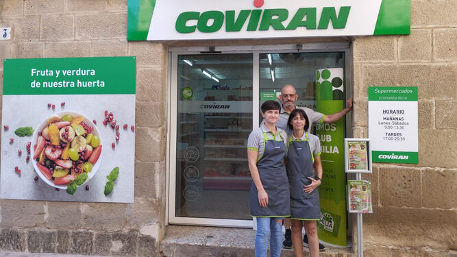 Imagen de un supermercado Covirán en la localidad de Maella, en Zaragoza