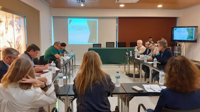 Reunión de la comisión de prevención de riesgos laborales de Granada