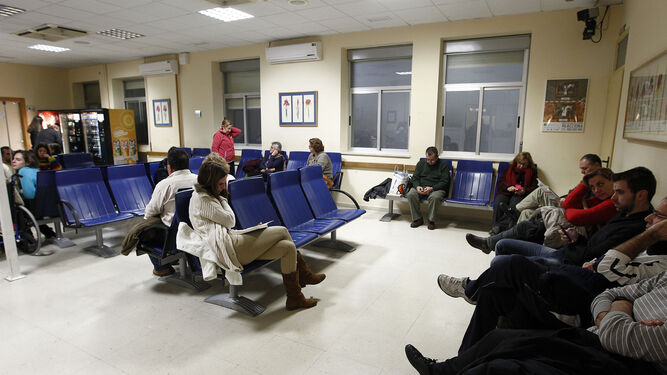 Sala de espera de un hospital de Granada