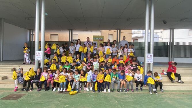 COAG Granada organiza una jornada para fomentar la alimentación en igualdad entre escolares de Vélez de Benaudalla