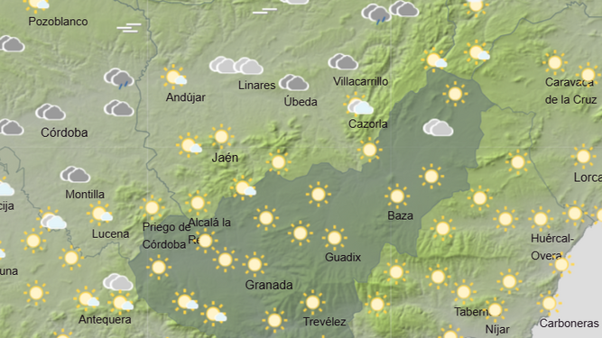 Bajan las temperaturas durante el fin de semana en la provincia de Granada
