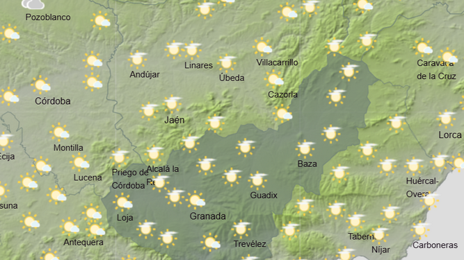 Las temperaturas rozan los 20 grados durante este miércoles en la provincia de Granada