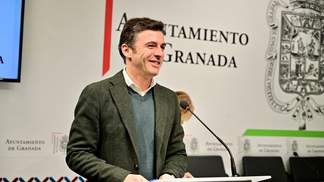 Jorge Saavedra, portavoz del equipo de Gobierno en el Ayuntamiento de Granada.