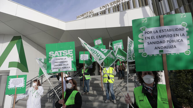 Imagen de archivo de una manifestación del Satse.