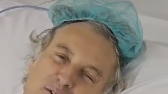 Jesús Calleja recuperándose tras la operación, en un vídeo compartido