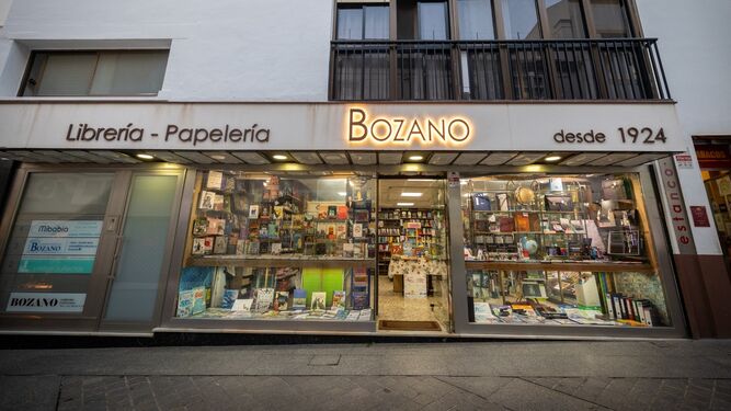 La librería Bozano, en la calle Rosario de San Fernando.