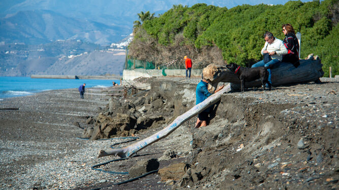 La Costa pide una reunión con el Ministerio de Transición Ecológica e insta al Gobierno una solución "urgente" tras el nuevo escalón de Playa Granada