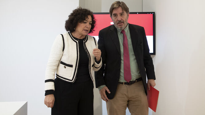 Aranda y García Montero, en imagen de archivo.