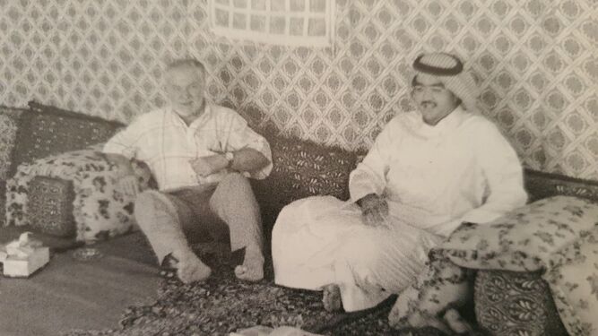 El exalcalde Díaz Berbel junto al príncipe Abdelaziz bin Fahd