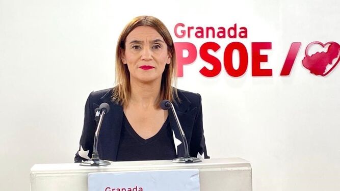 La parlamentaria andaluza del PSOE, Olga  Manzano