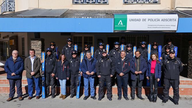 Imagen de la Unidad de Policía Adscrita de la Junta de Andalucía en Sierra Nevada