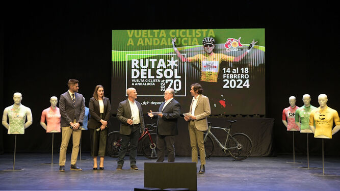 Un momento de la presentación de la Vuelta Ciclista a Andalucía
