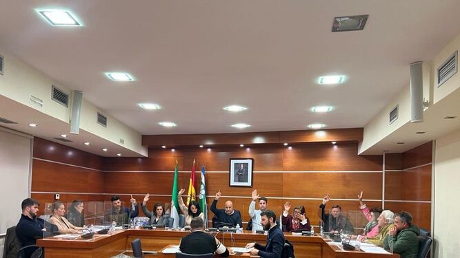 el Pleno del Ayuntamiento de Otura en el que se han aprobado los presupuestos municipales para 2024