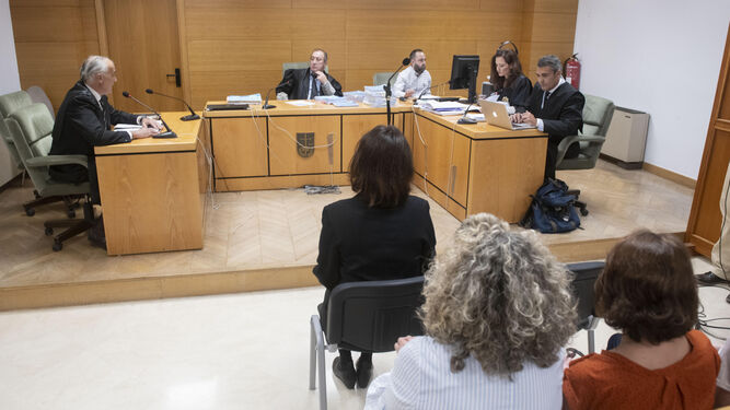 El juez Manuel Piñar durante el juicio de Juana Rivas
