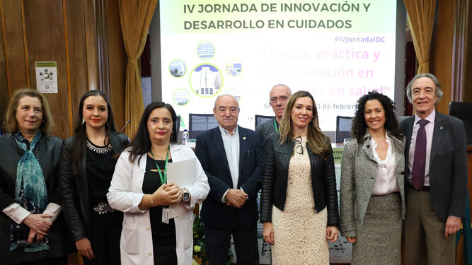 El delegado Indalecio Sánchez-Montesinos en la IV Jornada de Innovación y desarrollo en cuidados