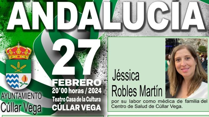 Cartel del Día de Andalucía 2024 en Cúllar Vega