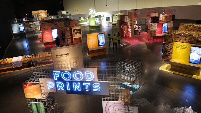 Exposición temporal "Food Prints" en el Parque de las Ciencias de Granada