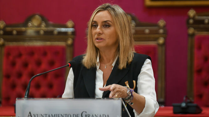 La alcaldesa de Granada, en imagen de archivo.