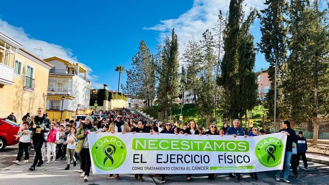 Marcha solidaria en La Zubia
