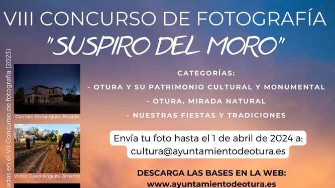 Cartel del VIII Concurso de Fotografía "Suspiro del Moro" en Otura