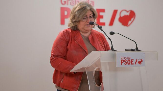 La secretaria de Organización del PSOE de Granada, Ana Muñoz