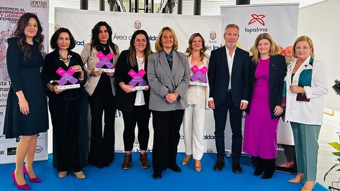 Premiadas de los II Premios al Emprendimiento y Liderazgo Femenino de la Costa Tropical