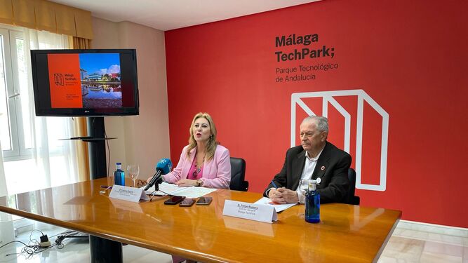 La consejera de Economía y presidenta de Málaga TechPark, Carolina España.