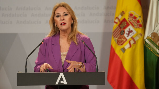 Carolina España,  consejera de Economía, Hacienda y Fondos Europeos