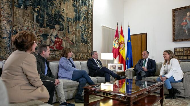 Reunión entre Covirán y Emiliano García Page, presidente de Castilla-La Mancha