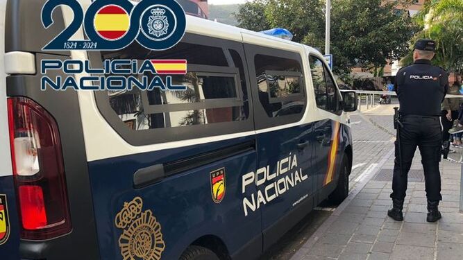 Imagen de archivo de un control policial en Granada