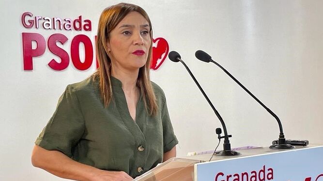 La parlamentaria andaluza del PSOE Olga Manzano