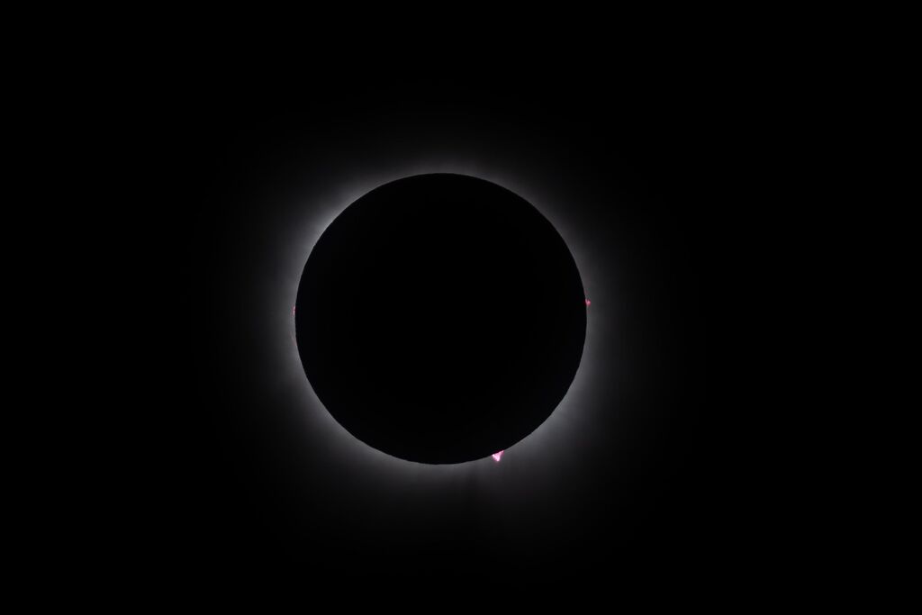 Las fotos del eclipse solar total