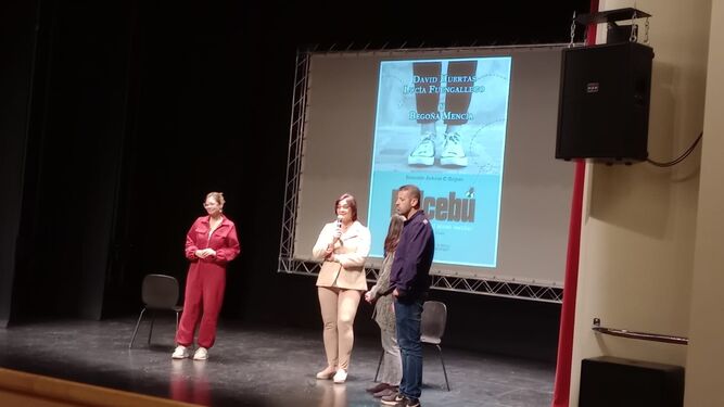 Representación teatral 'Belcebú' en Baza con presencia de la  delegada de la Junta en Granada , María José Martín