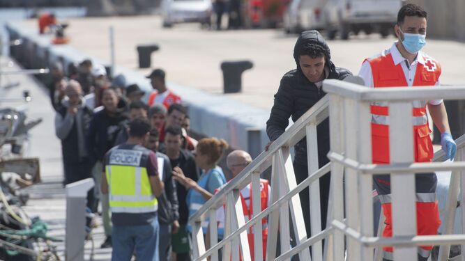 Llegada de inmigrantes a Fuerteventura