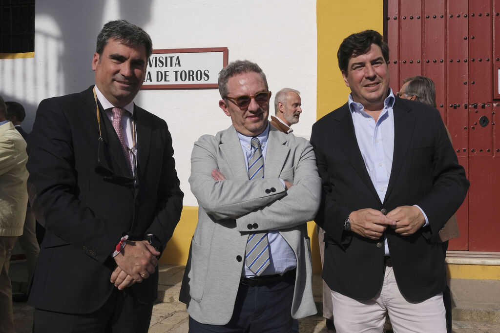 Juan Manuel P&eacute;rez, Jos&eacute; Antonio Soriano y Jes&uacute;s Coca