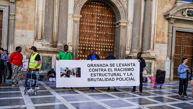 Protesta en Granada contra el racismo y la brutalidad policial