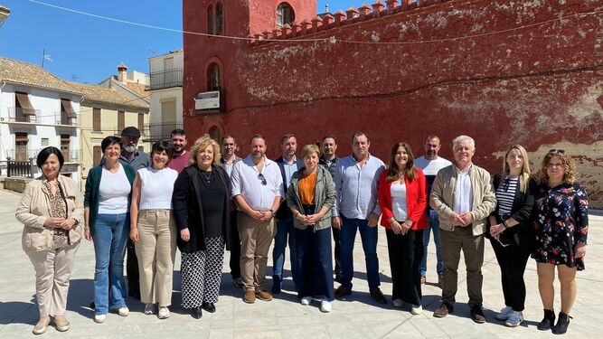Visita del PSOE de la Diputación de Granada a Alhama de Granada