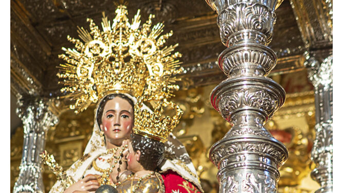 Puebla de Guzmán celebra la  tradicional romería en honor a la Virgen de la Peña