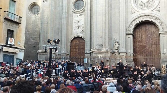 Concierto de la Banda Municipal de Música en la Plaza de las Pasiegas